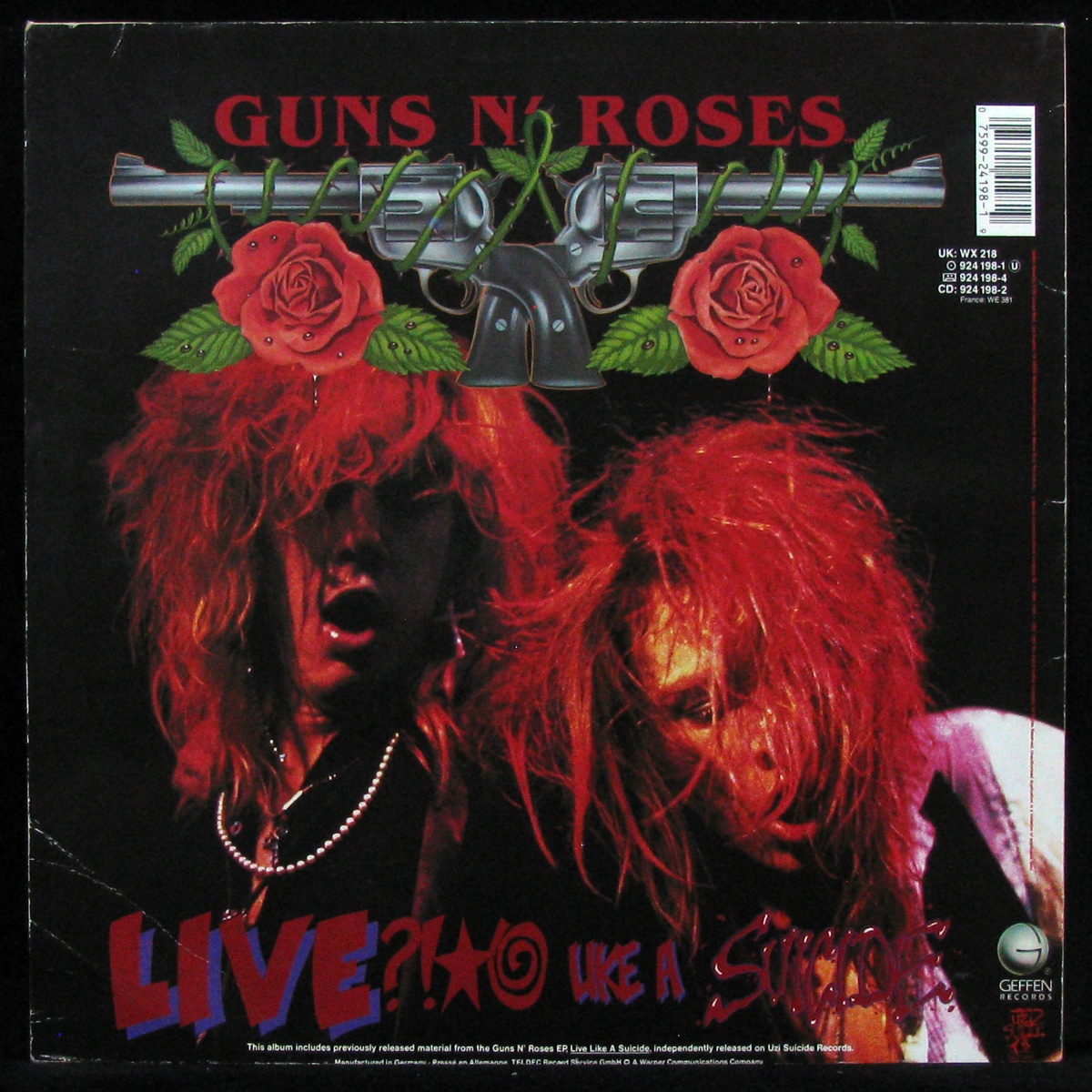 LP Guns N' Roses — G N' R Lies фото 2