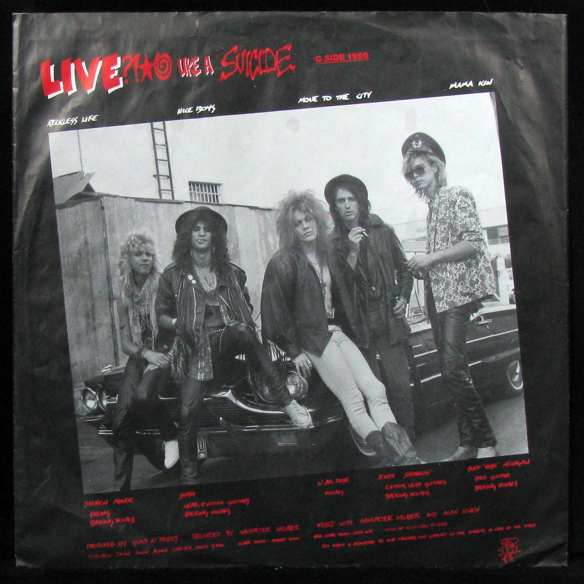 LP Guns N' Roses — G N' R Lies фото 4
