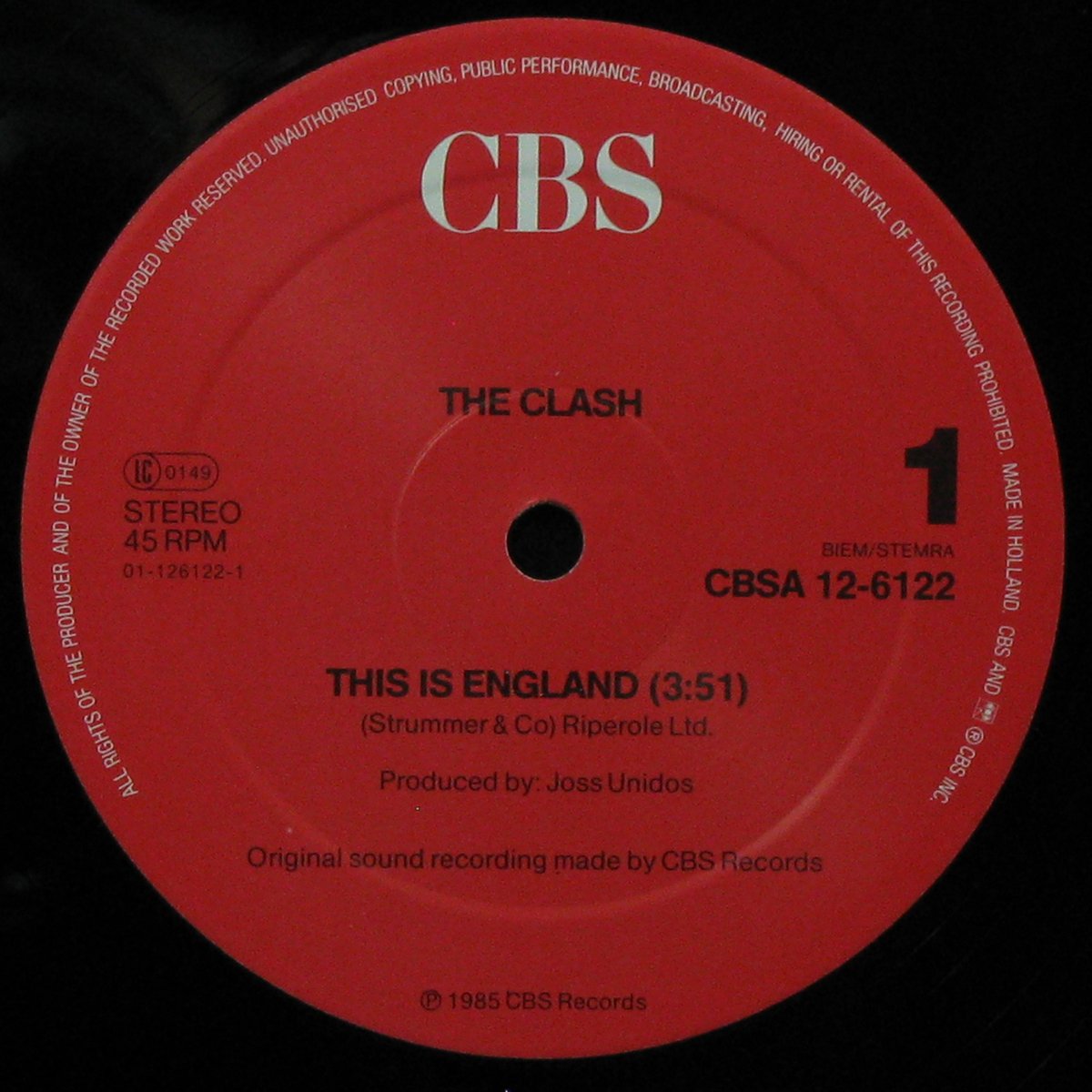 LP Clash — This Is England (maxi) фото 2