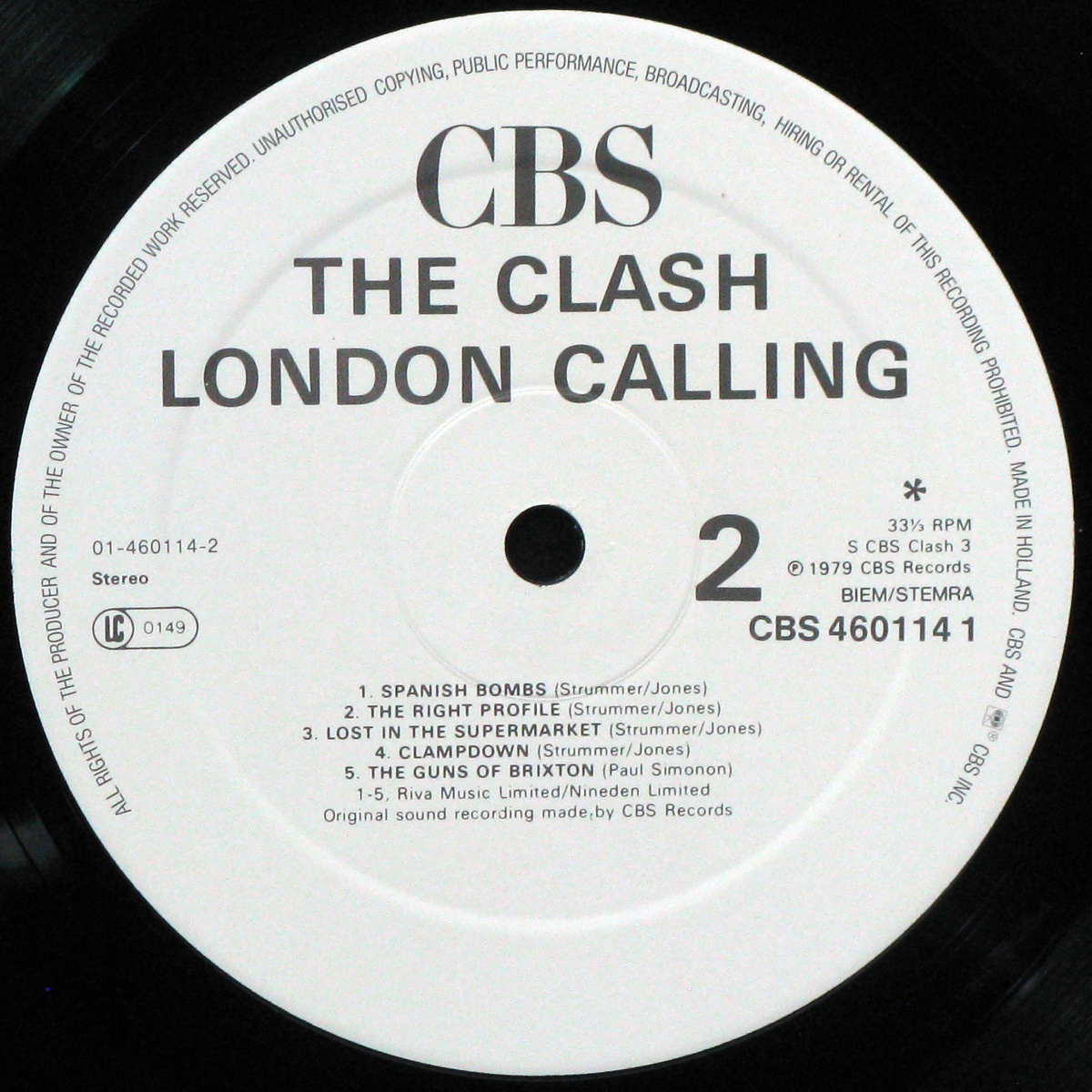 LP Clash — London Calling (2LP) фото 5