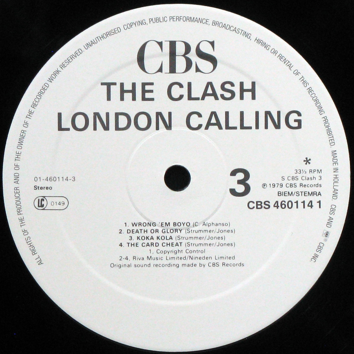 LP Clash — London Calling (2LP) фото 7