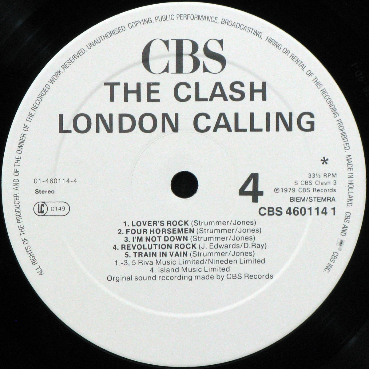 LP Clash — London Calling (2LP) фото 8