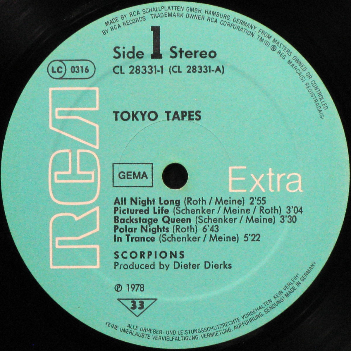 LP Scorpions — Tokyo Tapes (2LP) фото 3