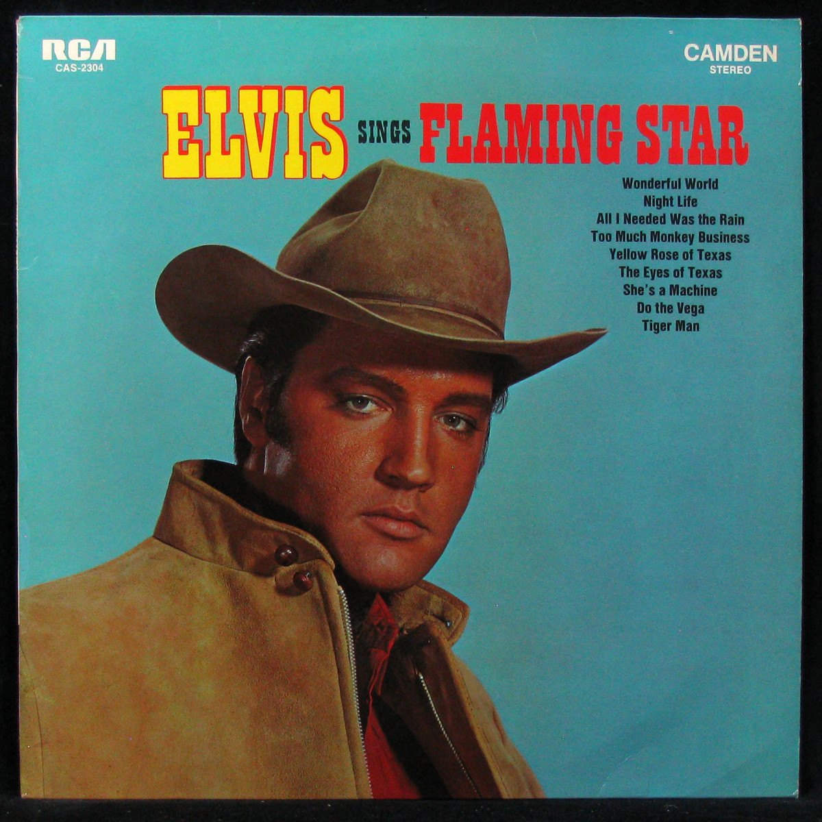 LP Elvis Presley — Elvis Sings Flaming Star фото