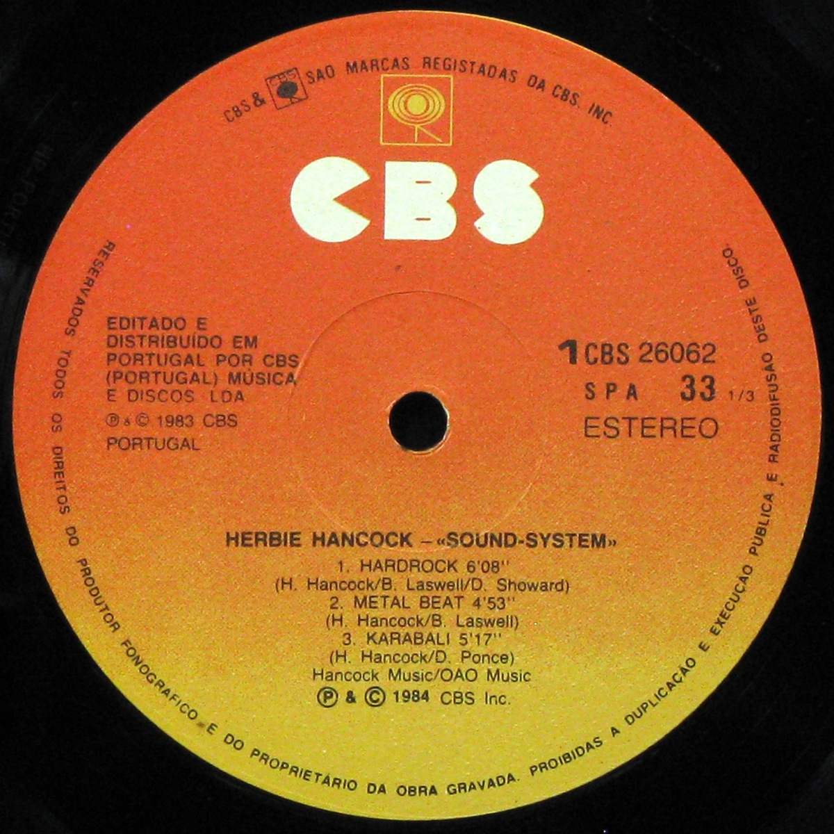 LP Herbie Hancock — Sound-System фото 2