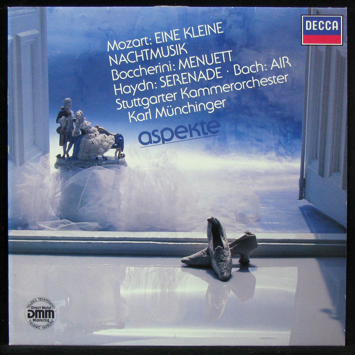 LP Karl Munchinger — Mozart: Eine Kleine Nachtmusik - Boccherini: Menuett - Haydn: Serenade - Bach: Air фото
