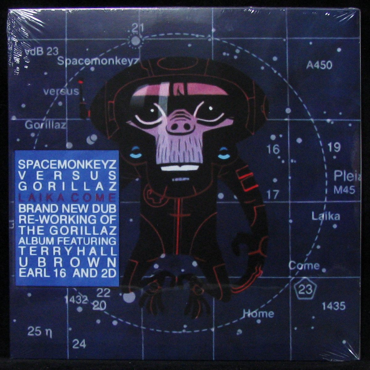 LP Spacemonkeyz / Gorillaz — Laika Come Home (2LP, coloured vinyl) фото