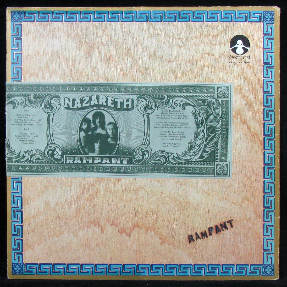 LP Nazareth — Rampant (+ dollar) фото 2