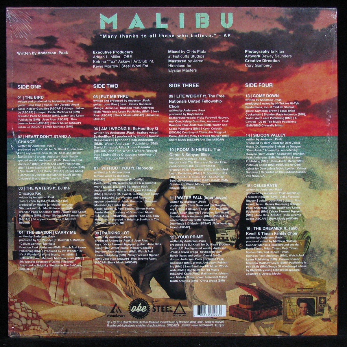 LP Anderson Paak — Malibu (2LP) фото 2