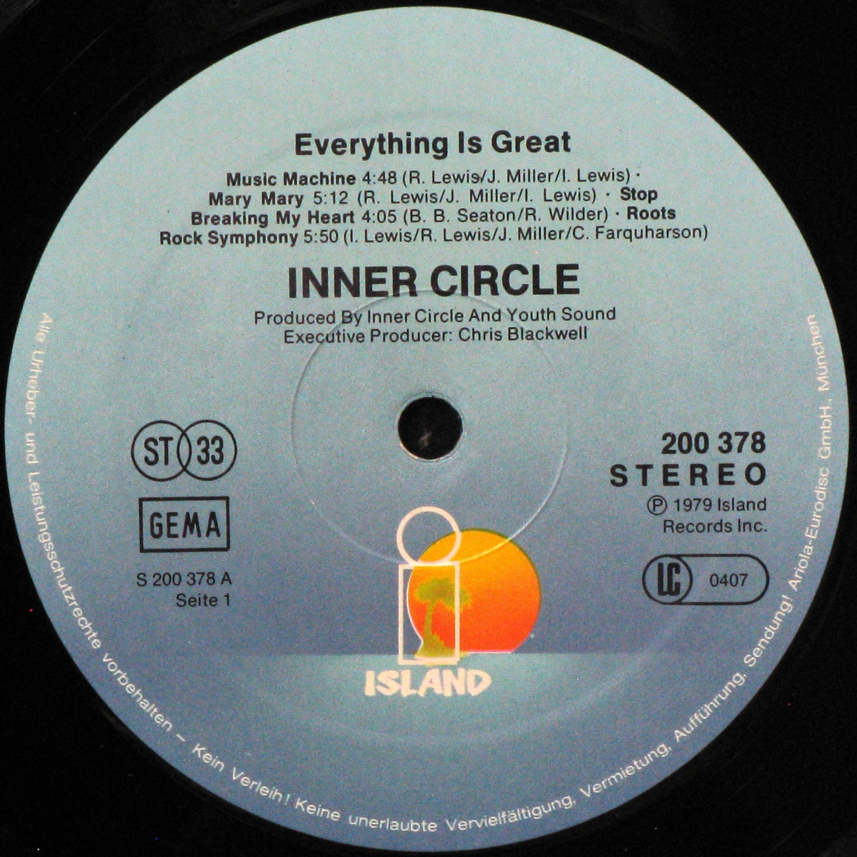 LP Inner Circle — Everything Is Great фото 2