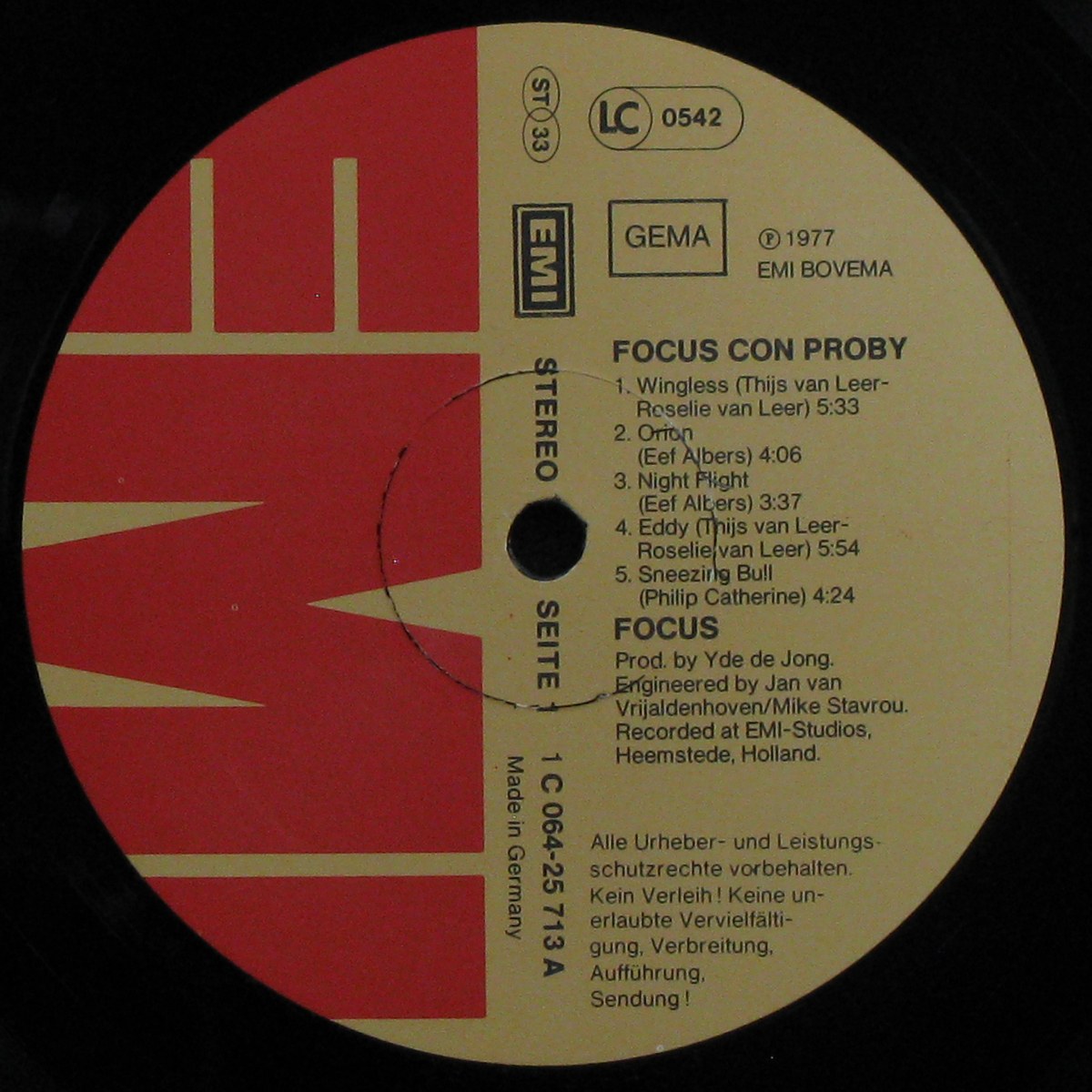 LP Focus — Focus Con Proby фото 2