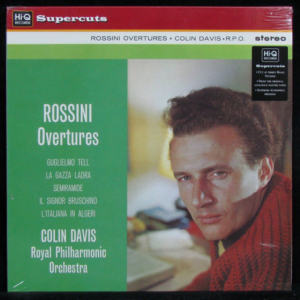 LP Colin Davis / Royal Philharmonic Orchestra — Rossini Overtures фото