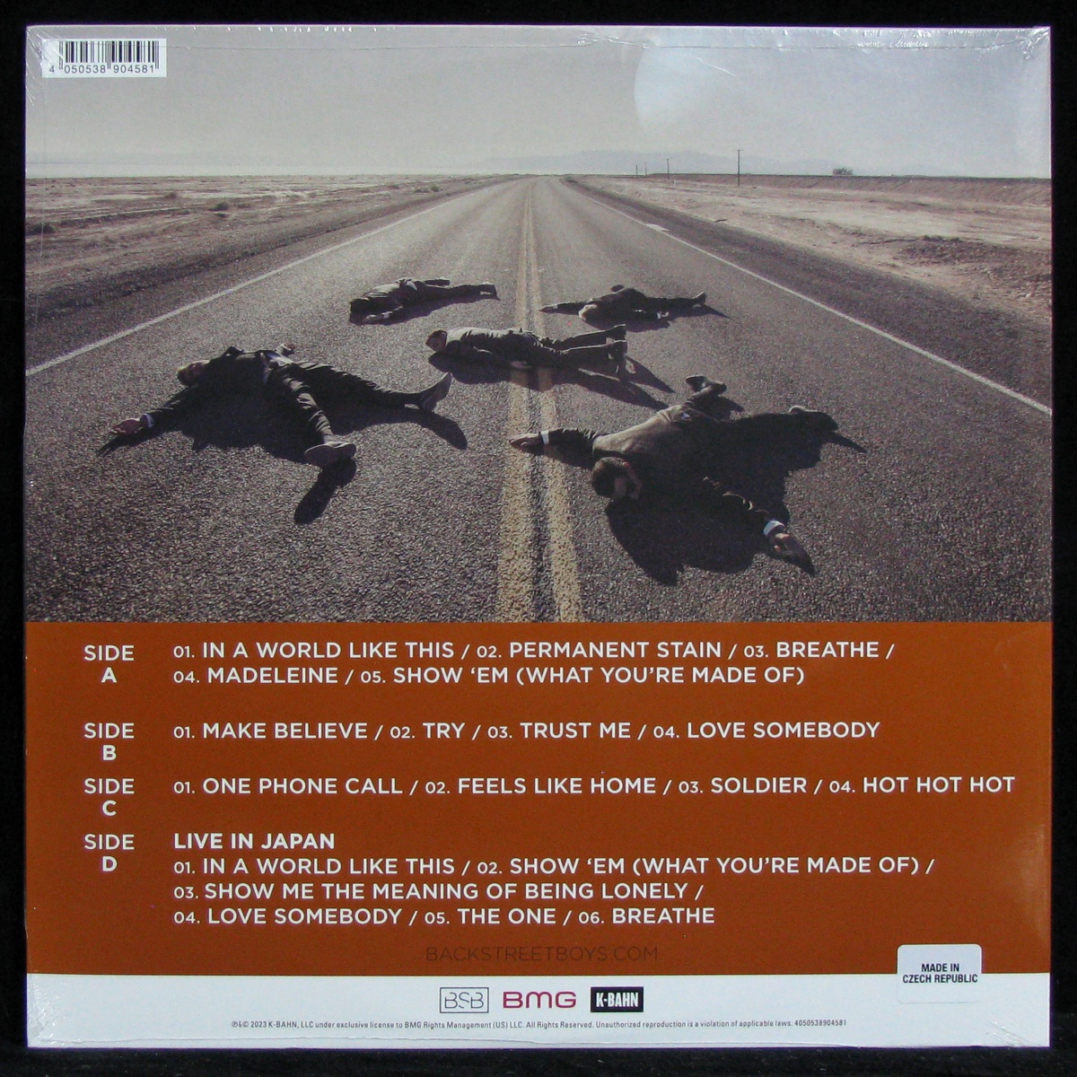 LP Backstreet Boys — In A World Like This (coloured vinyl, 2LP) фото 2