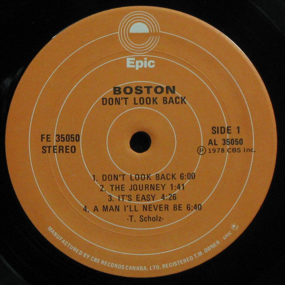 LP Boston — Don't Look Back фото 2