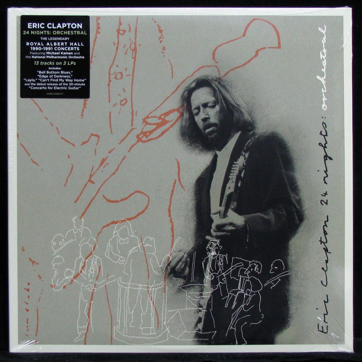 LP Eric Clapton — 24 Nights: Orchestral (3LP) фото