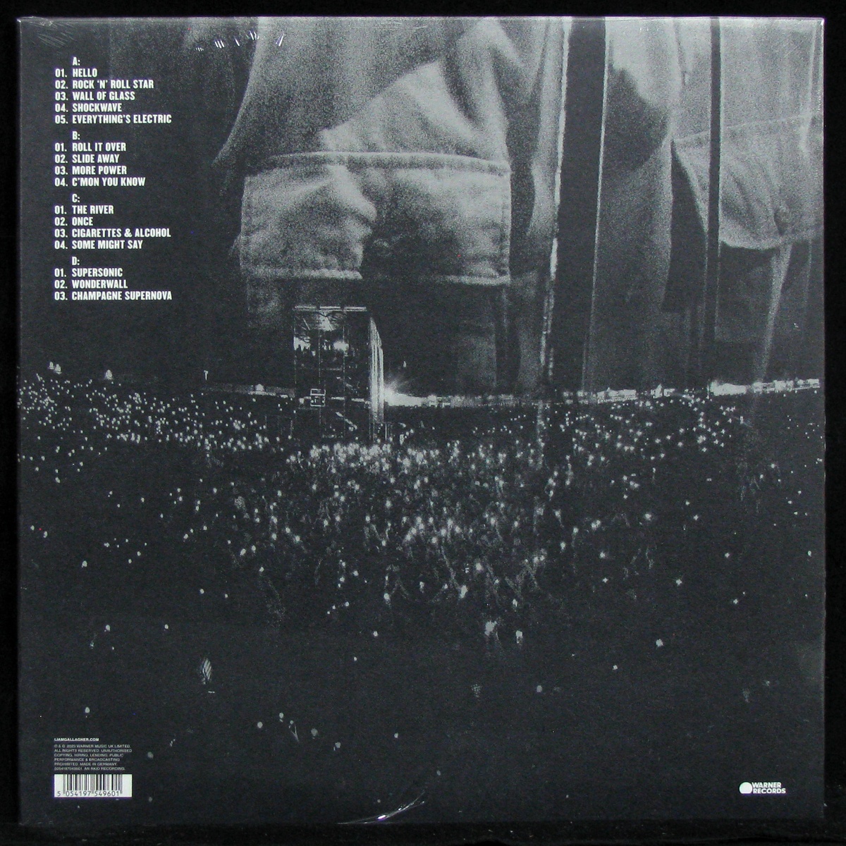LP Liam Gallagher — Knebworth 22 (2LP, + poster) фото 2