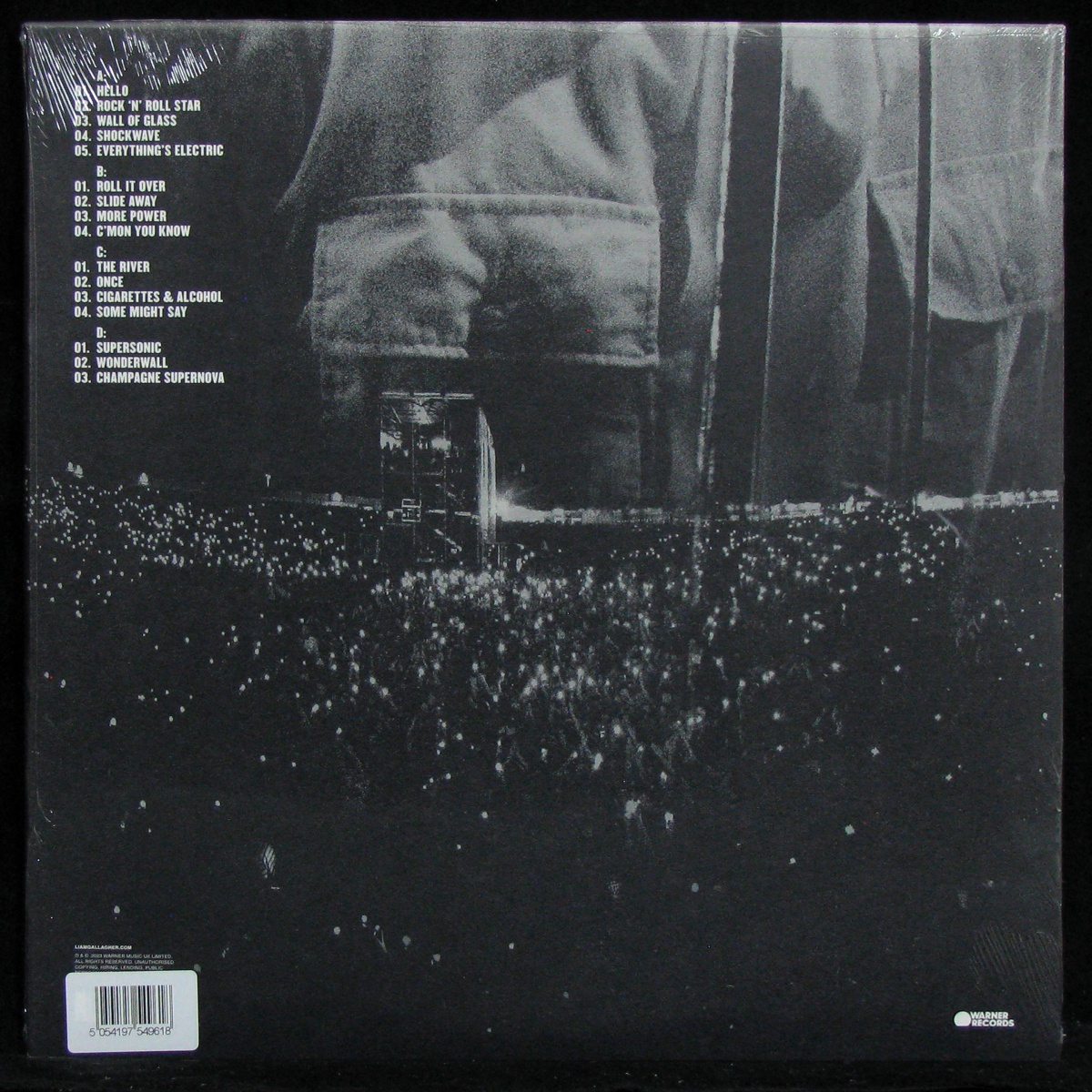 LP Liam Gallagher — Knebworth 22 (2LP, + poster, coloured vinyl) фото 2