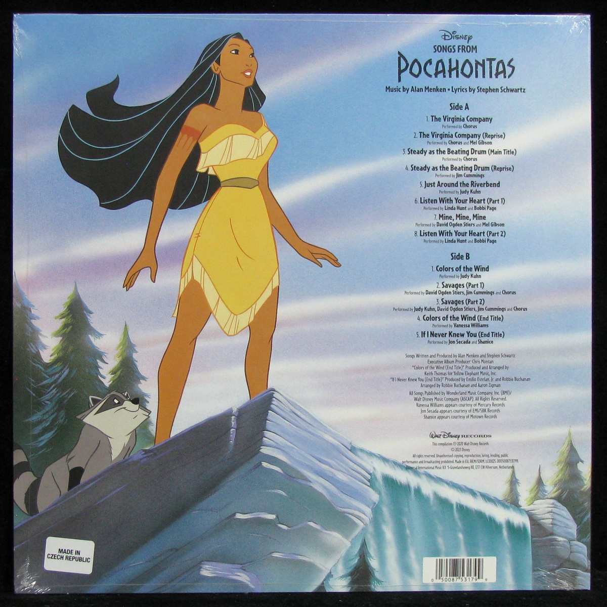 LP V/A — Songs from Pocahontas (coloured vinyl) фото 2