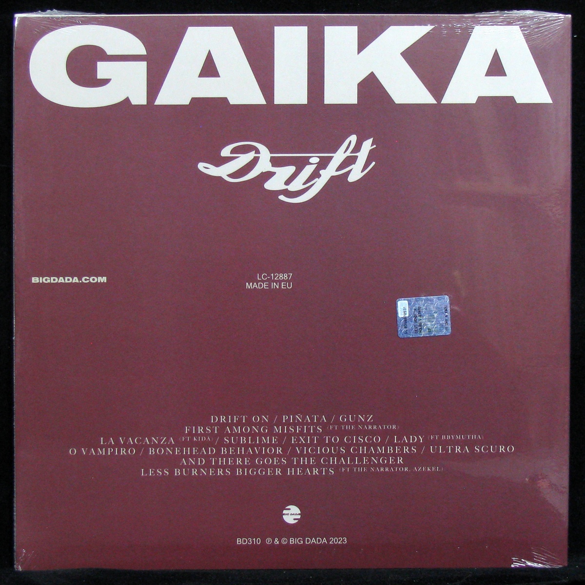 LP Gaika — Drift (2LP, coloured vinyl) фото 2