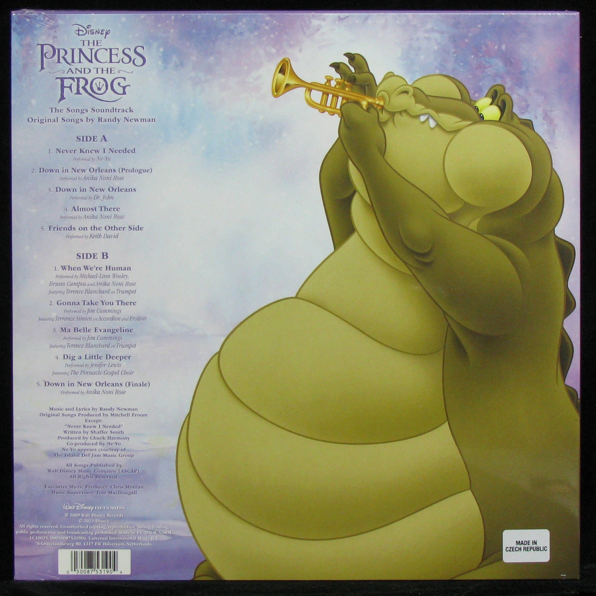LP V/A — Princess And The Frog: The Songs Soundtrack (coloured vinyl) фото 2