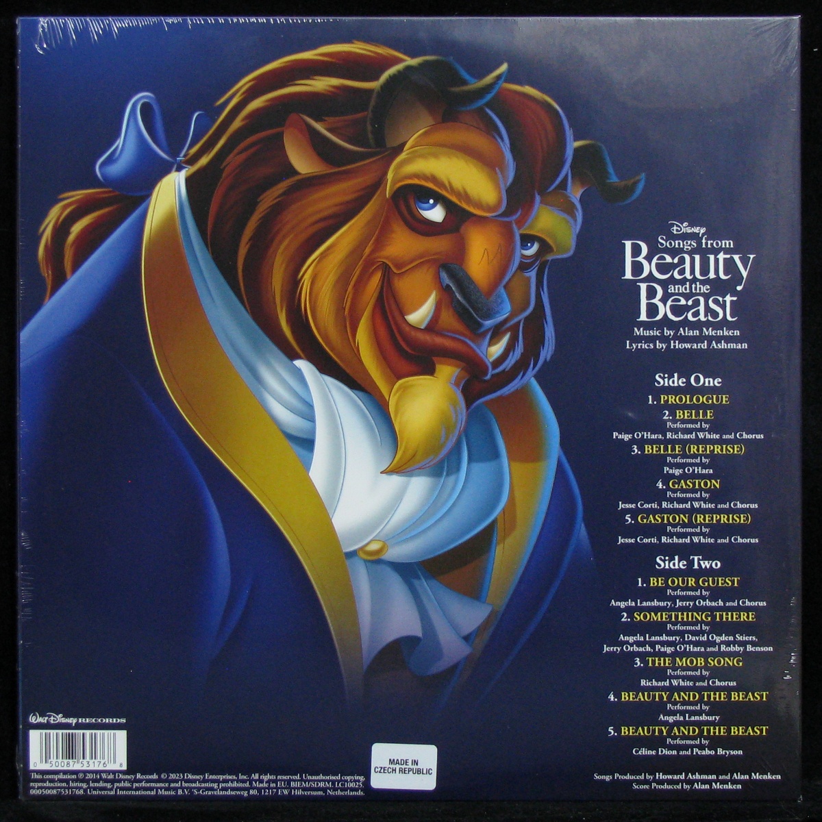 LP V/A — Songs From Beauty And The Beast (coloured vinyl) фото 2