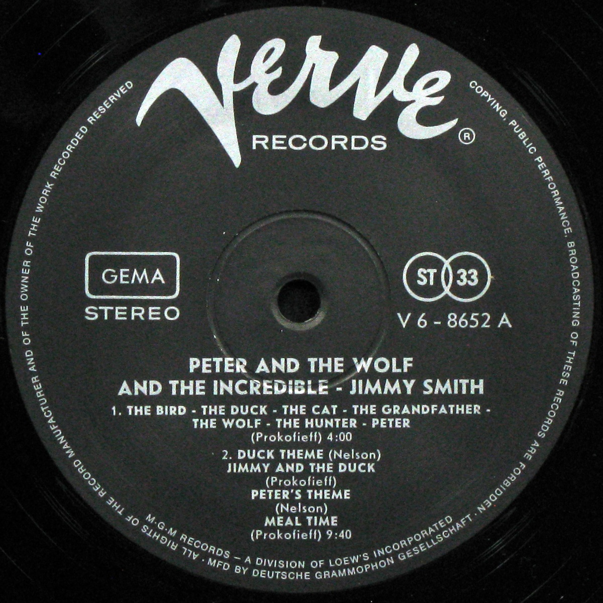 LP Jimmy Smith — Peter & The Wolf фото 3