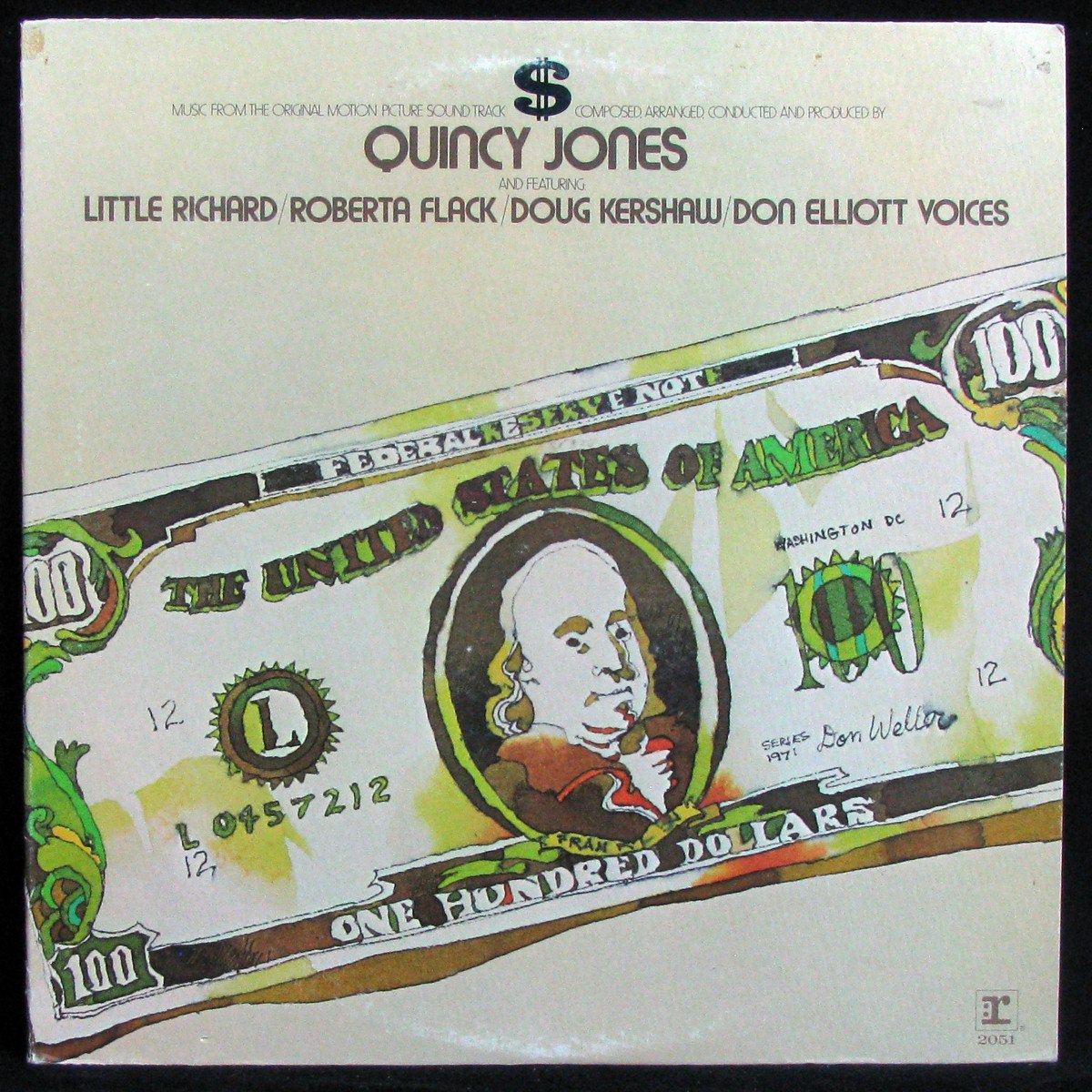 LP Quincy Jones — Dollar (Music From The Original Motion Picture Sound Track) фото