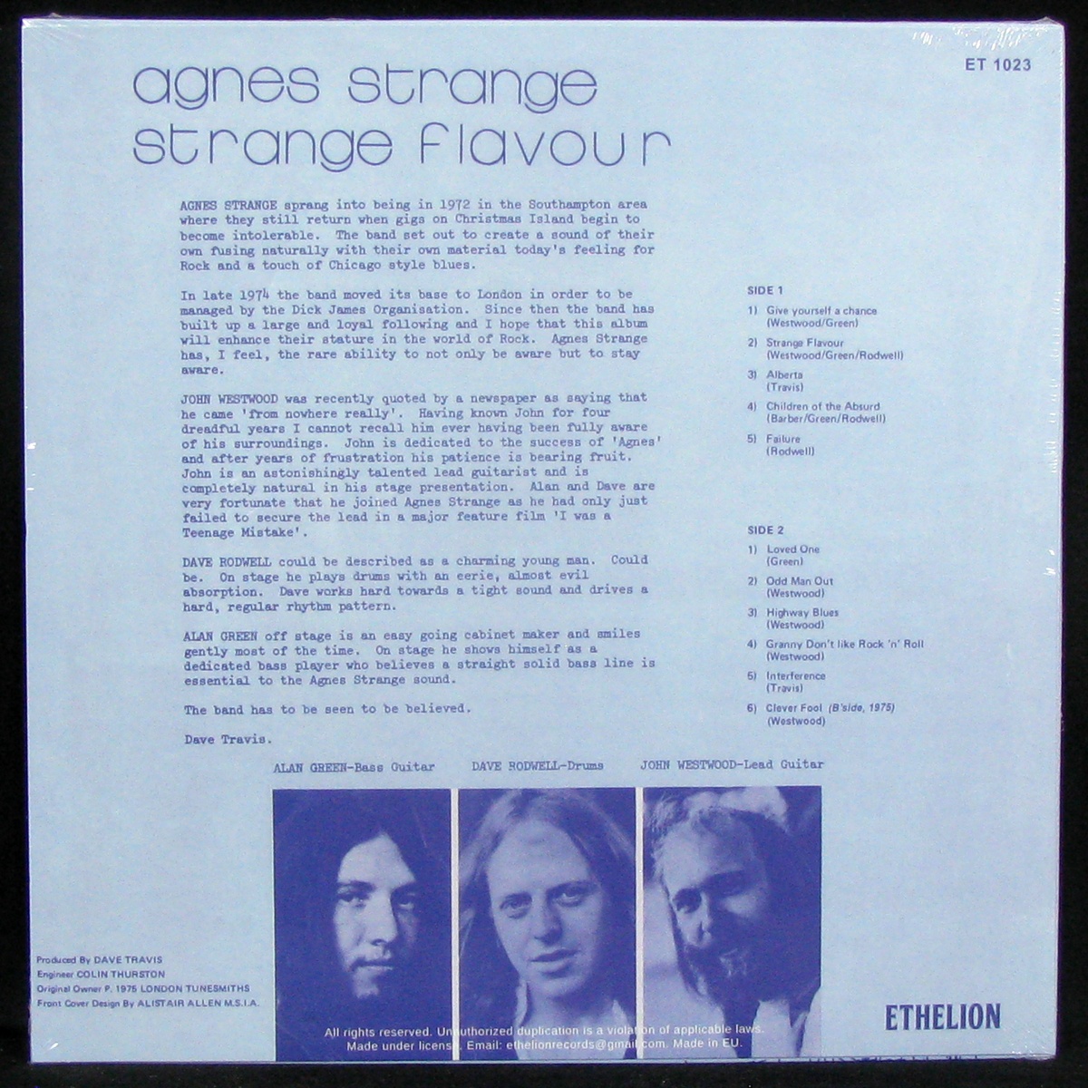 LP Agnes Strange — Strange Flavour фото 2