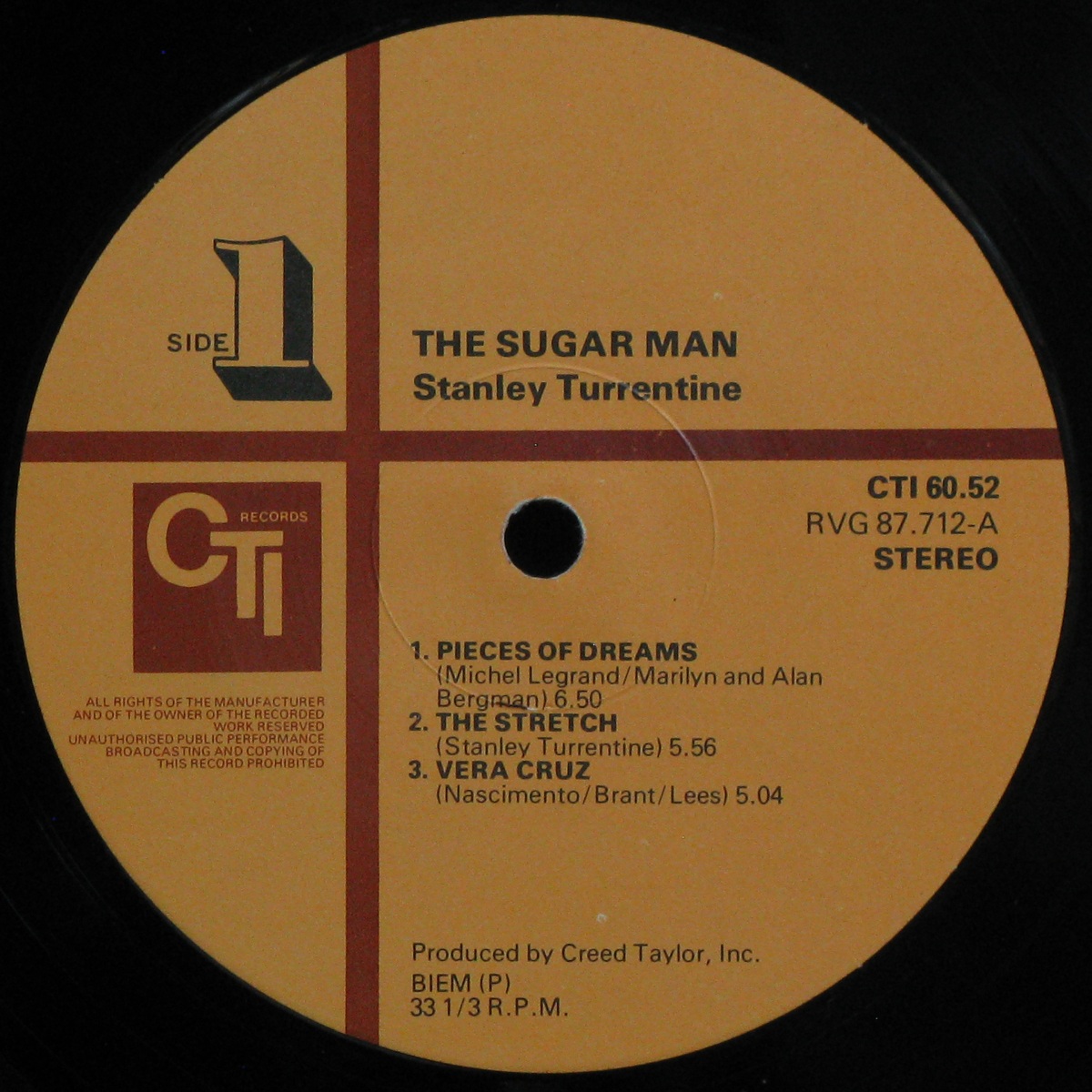 LP Stanley Turrentine — Sugar Man фото 2