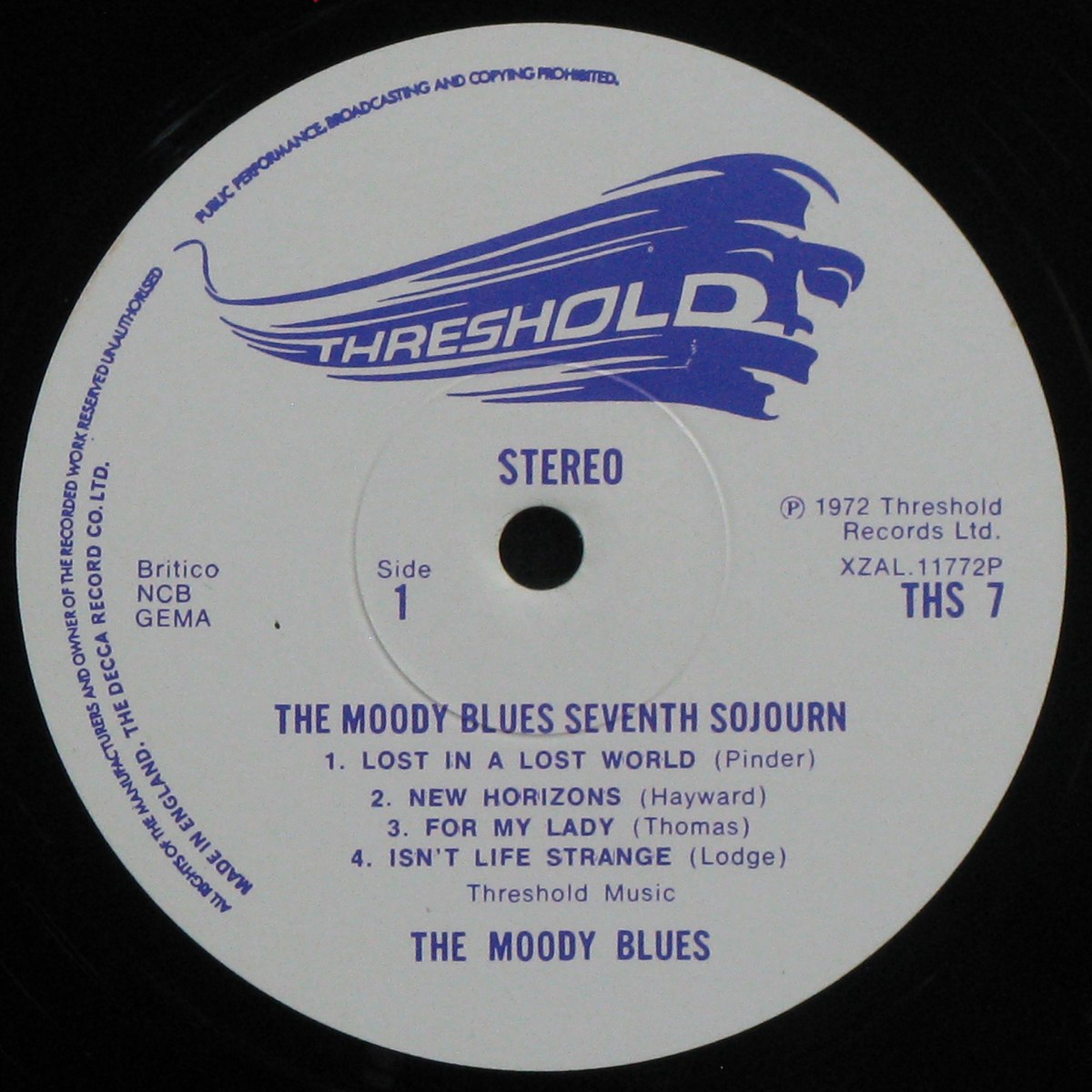 LP Moody Blues — Seventh Sojourn фото 2