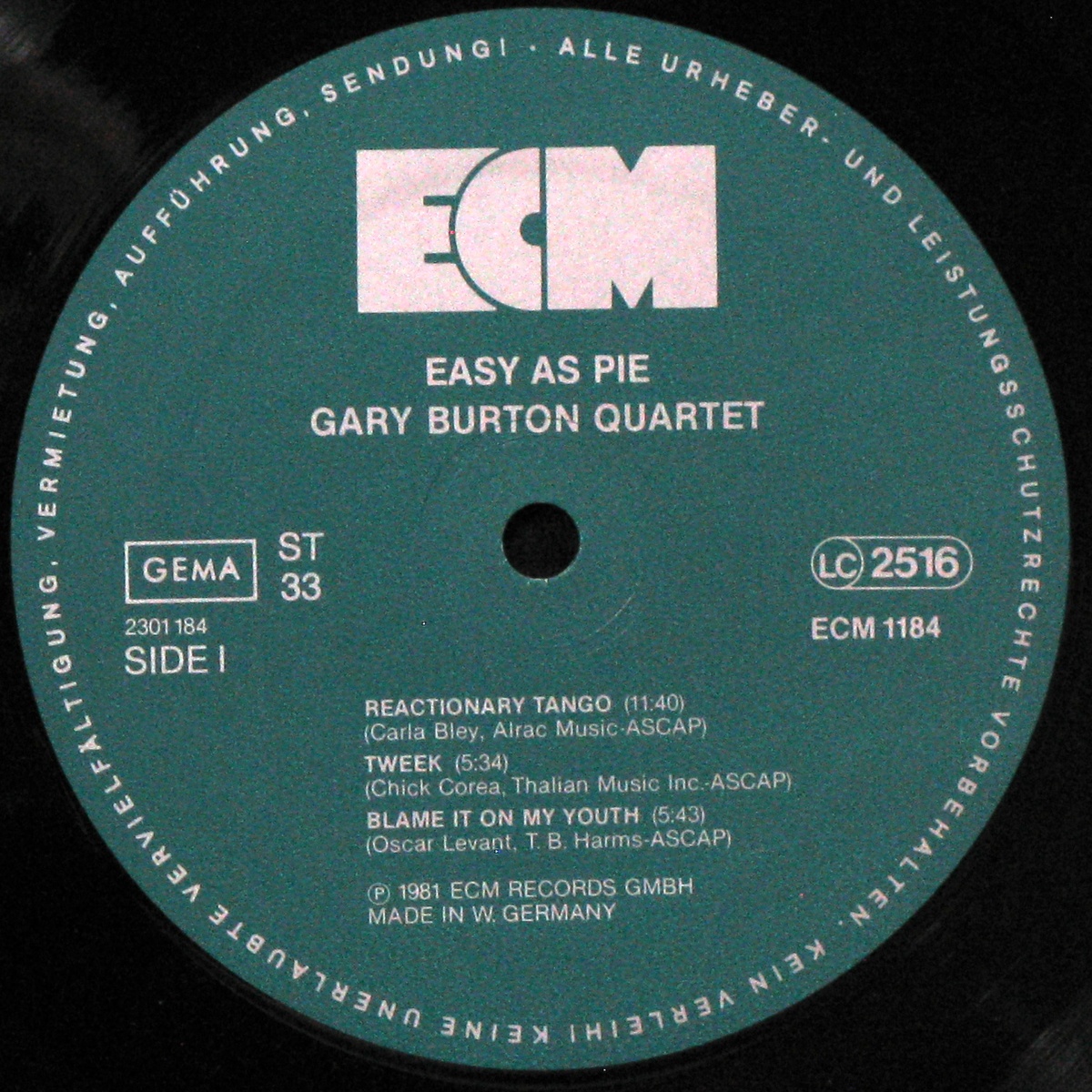 LP Gary Burton Quartet — Easy As Pie фото 3