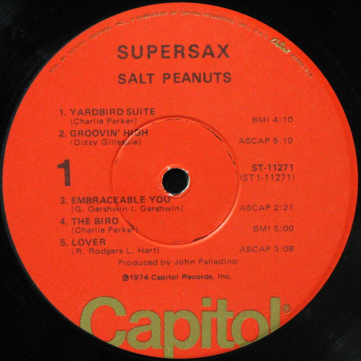LP Supersax — Salt Peanuts фото 2