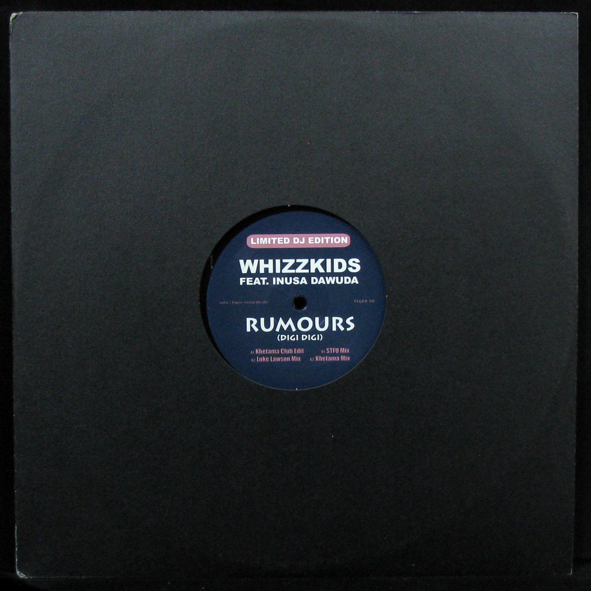 Пластинка Whizzkids Feat. Inusa Dawuda - Rumours (Digi Digi), 2009,  EX+/EX+, арт. 330748