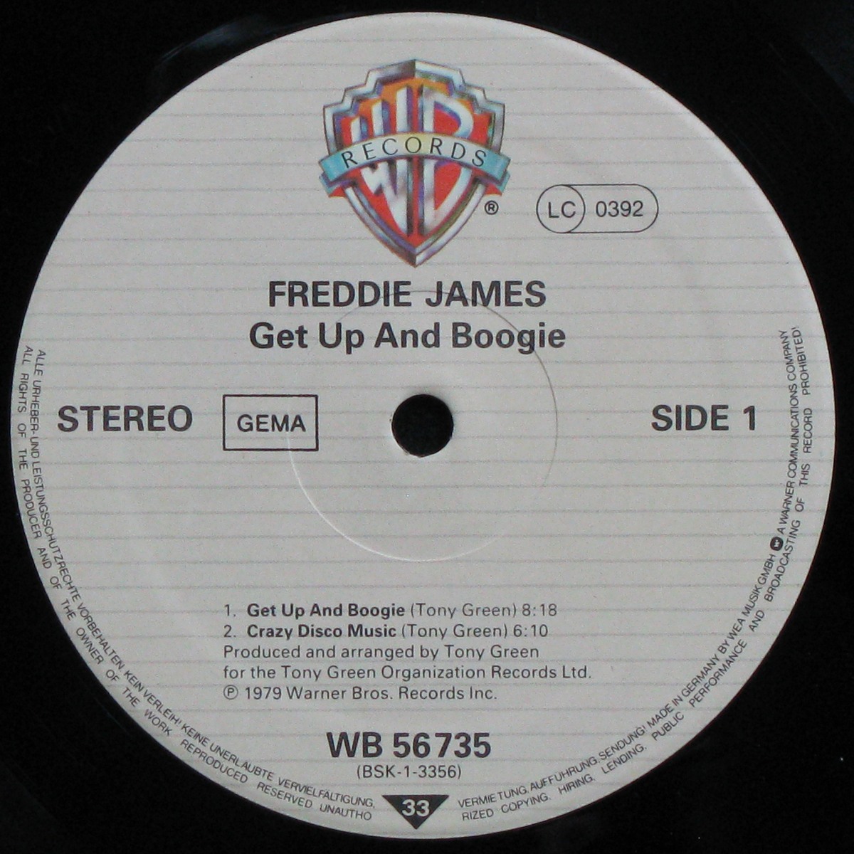 LP Freddie James — Get Up And Boogie фото 2