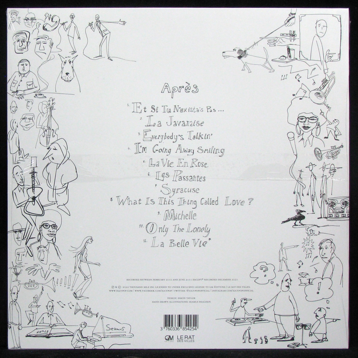 LP Iggy Pop — Apres (+ poster) фото 2