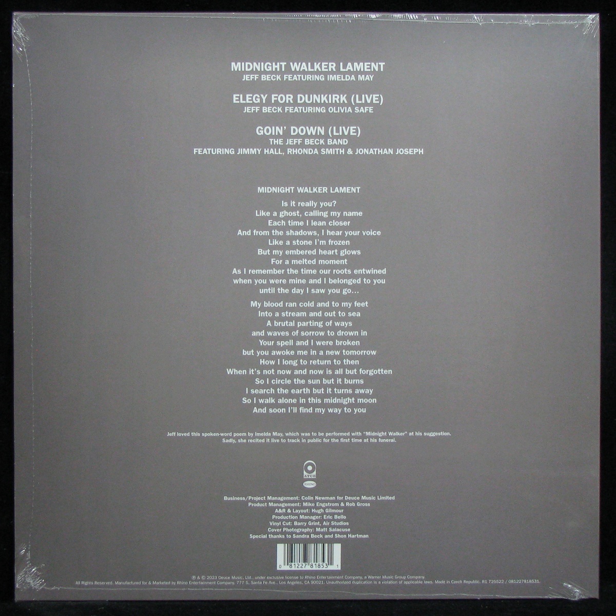LP Jeff Beck — Tribute фото 2