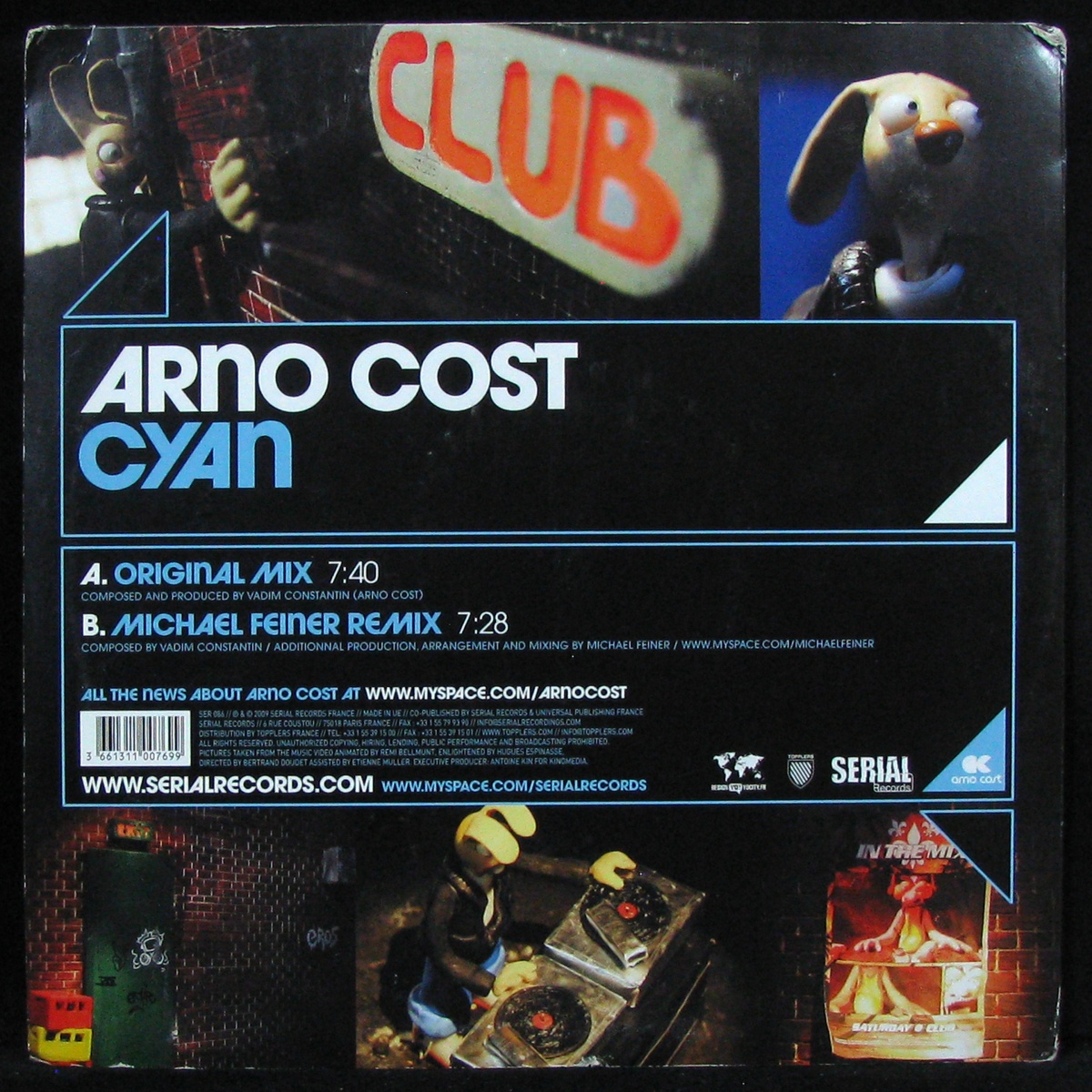 LP Arno Cost — Cyan фото 2