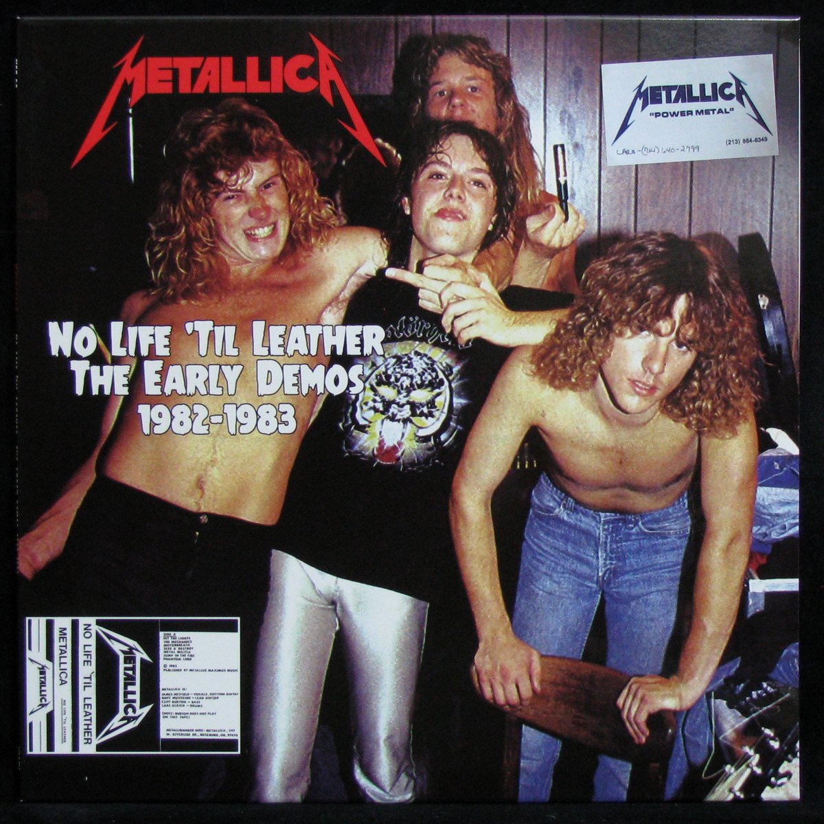LP Metallica — No Life 'Til Leather фото
