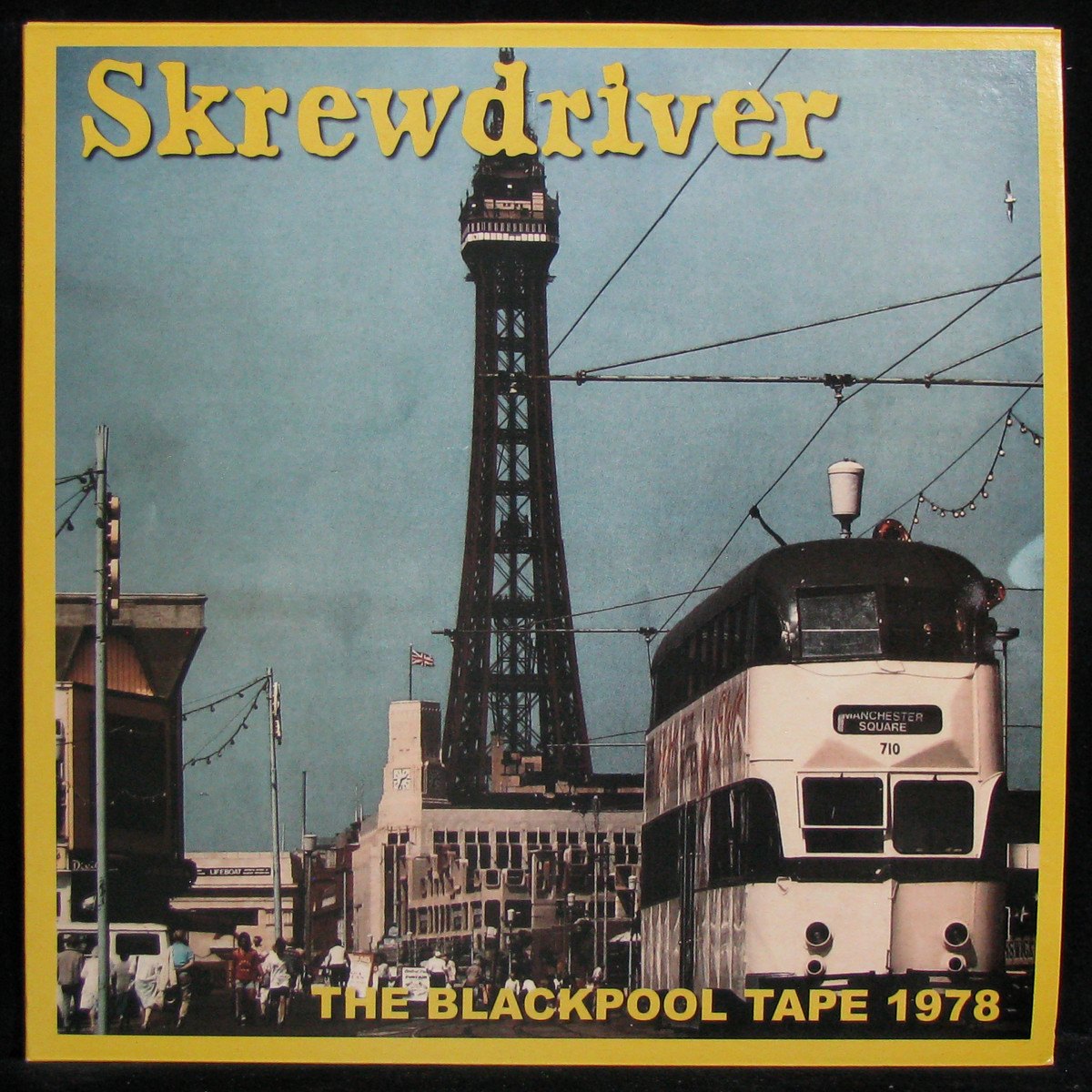 LP Skrewdriver — Blackpool Tape 1978 (coloured vinyl, + poster) фото