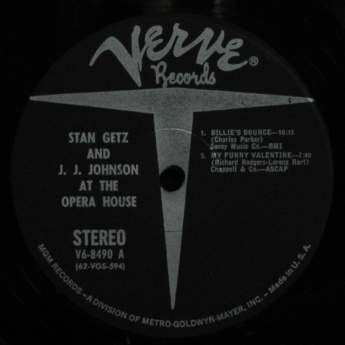LP Stan Getz / J.J.Johnson — At The Opera House фото 3