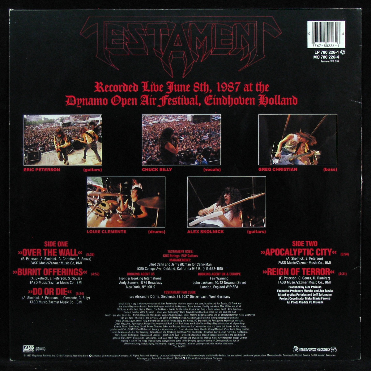 LP Testament — Live At Eindhoven фото 2