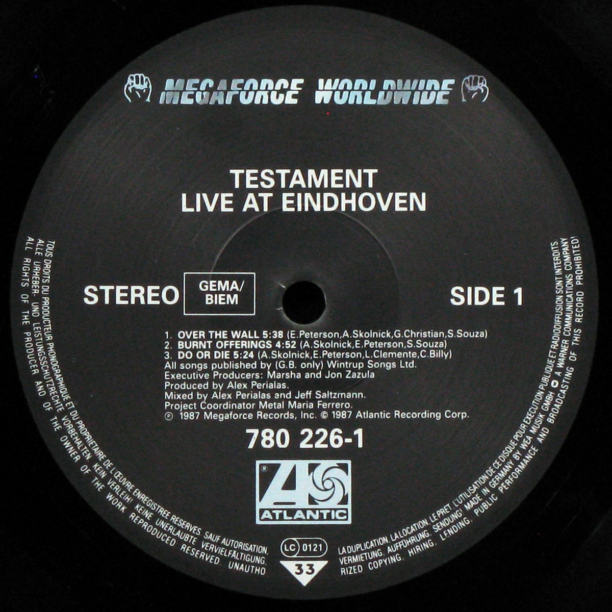 LP Testament — Live At Eindhoven фото 3