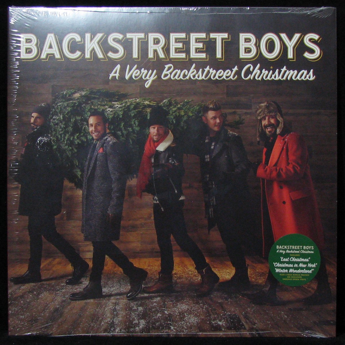 LP Backstreet Boys — A Very Backstreet Christmas (coloured vinyl) фото