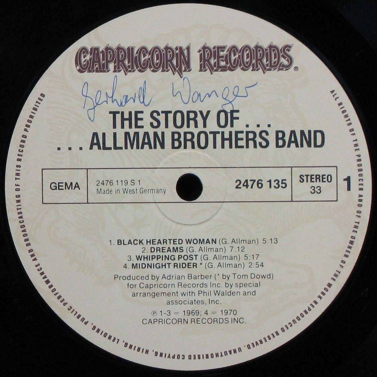 LP Allman Brothers Band — Story Of (2LP) фото 2