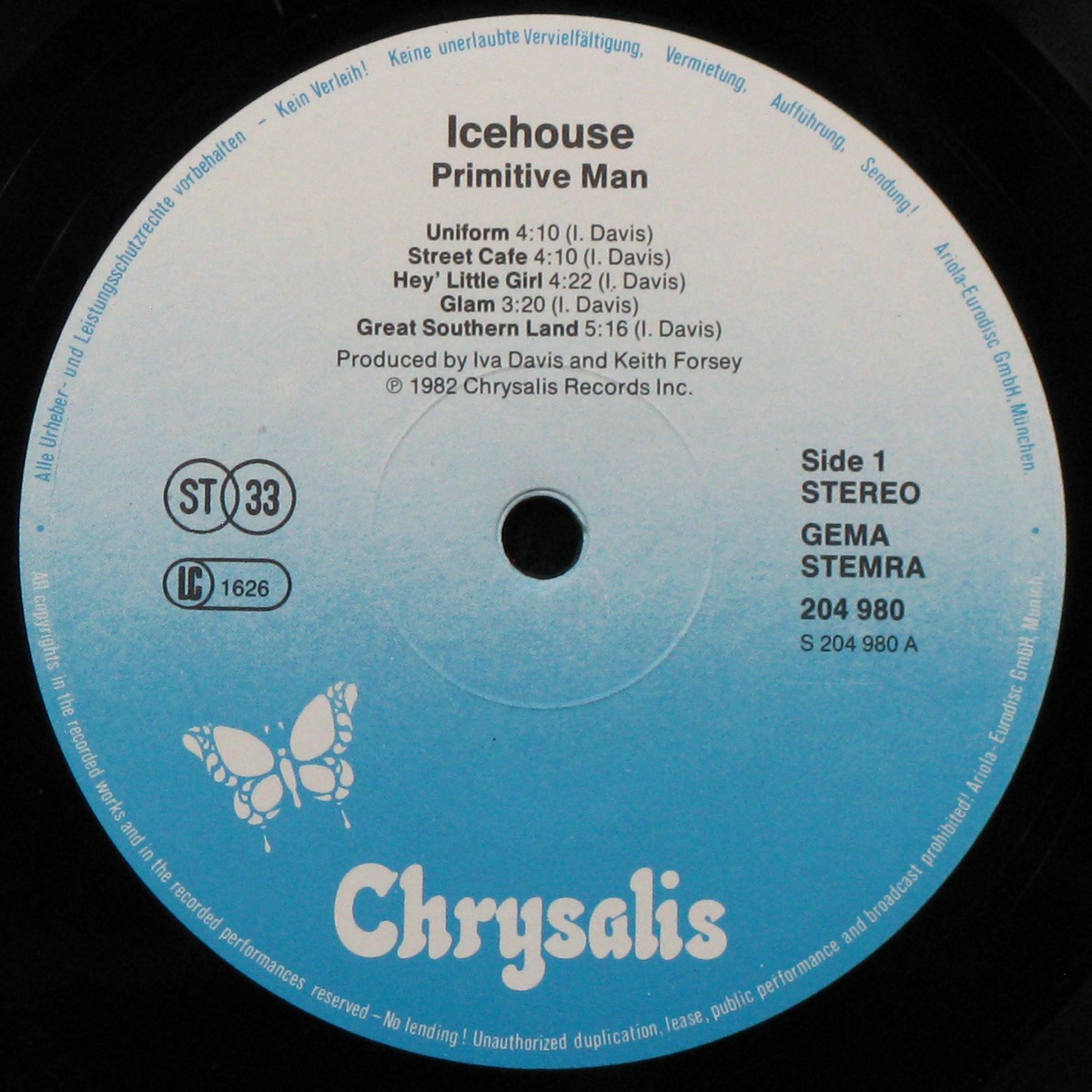 LP Icehouse — Primitive Man фото 2