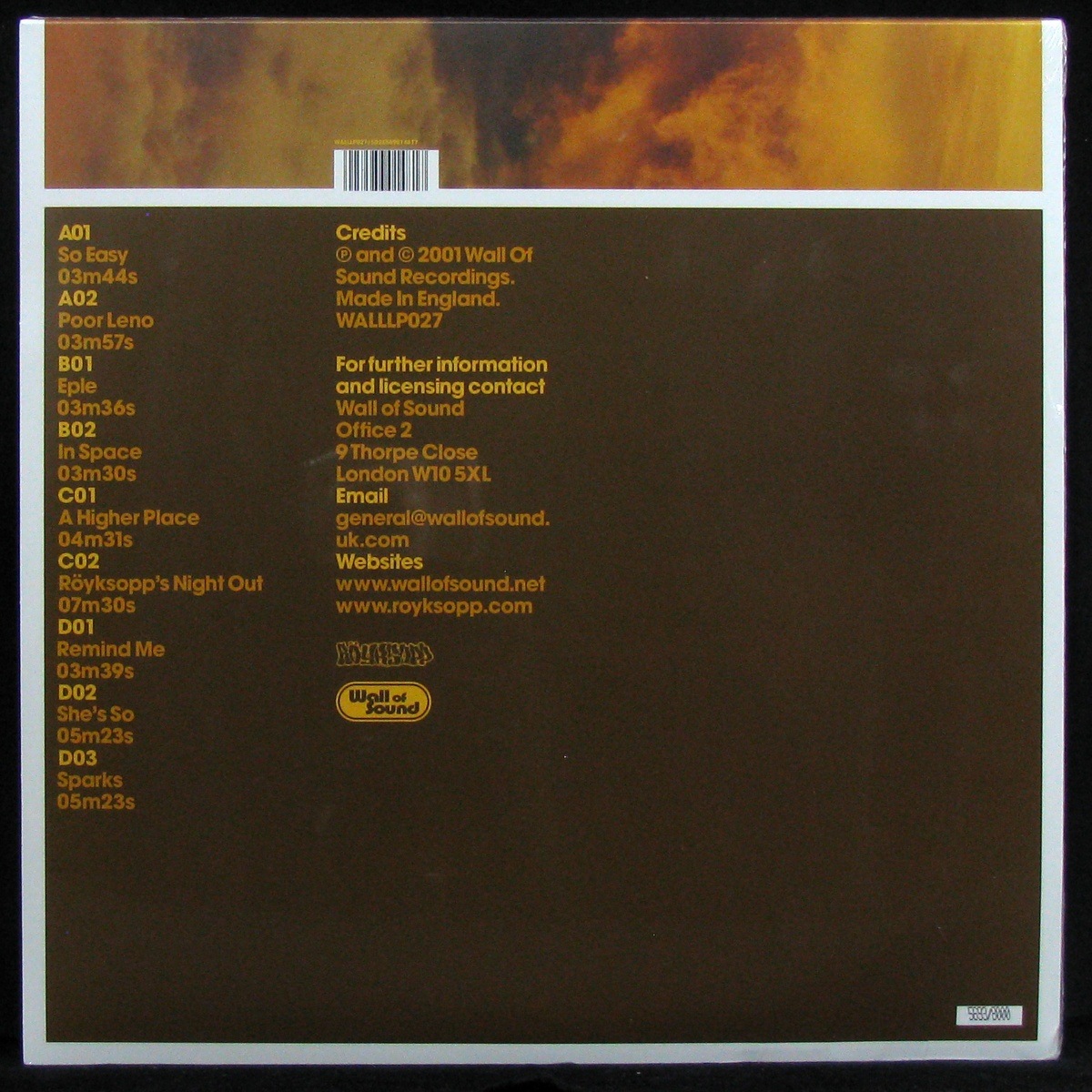 LP Royksopp — Melody A.M.  (2LP) фото 2