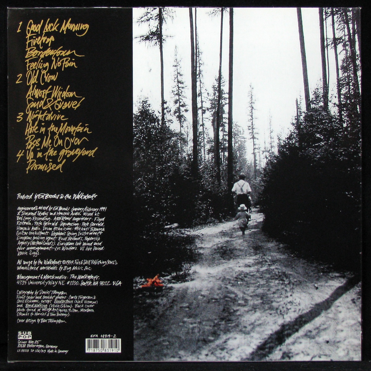 LP Walkabouts — Setting The Woods On Fire (2LP) фото 2