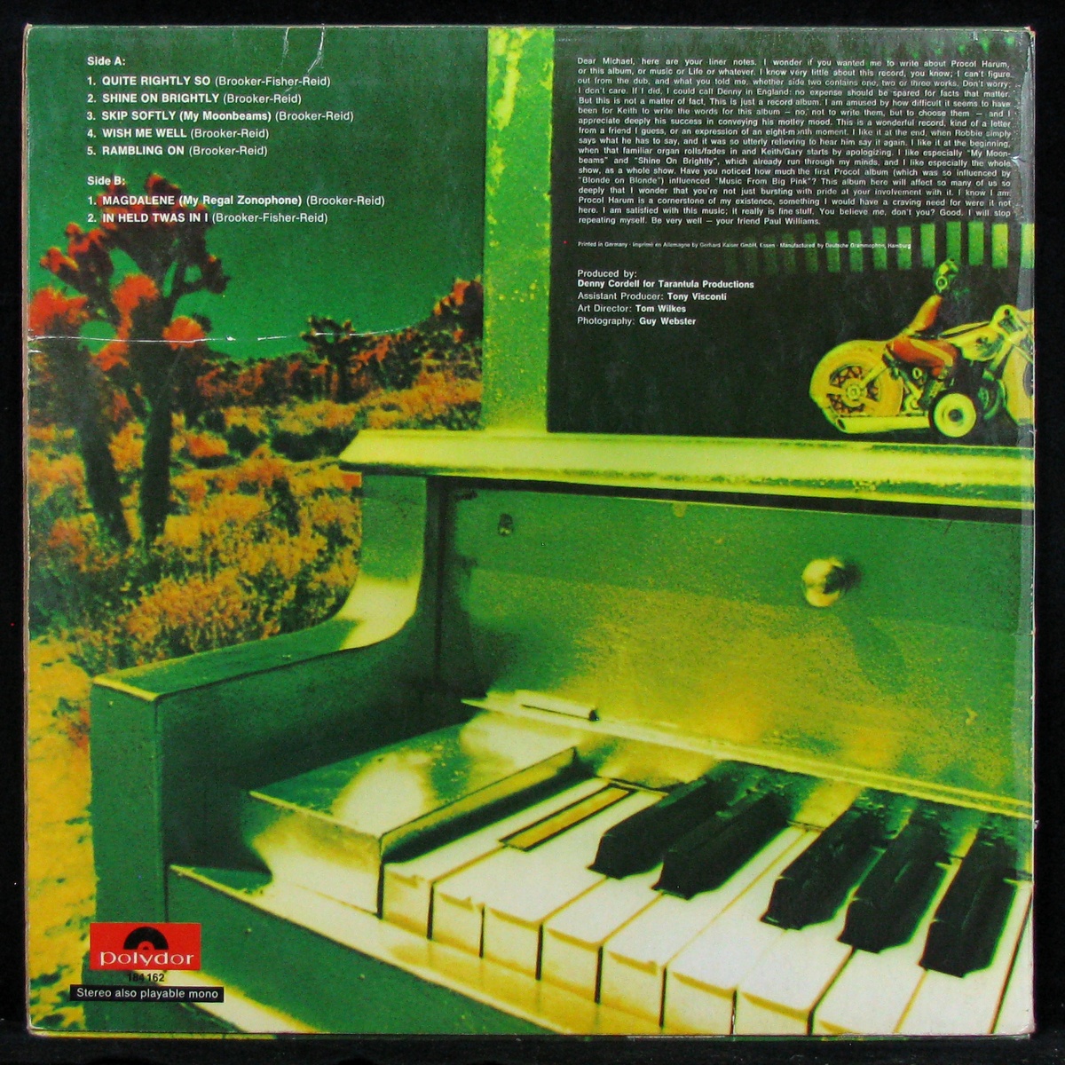LP Procol Harum — Shine On Brightly фото 2