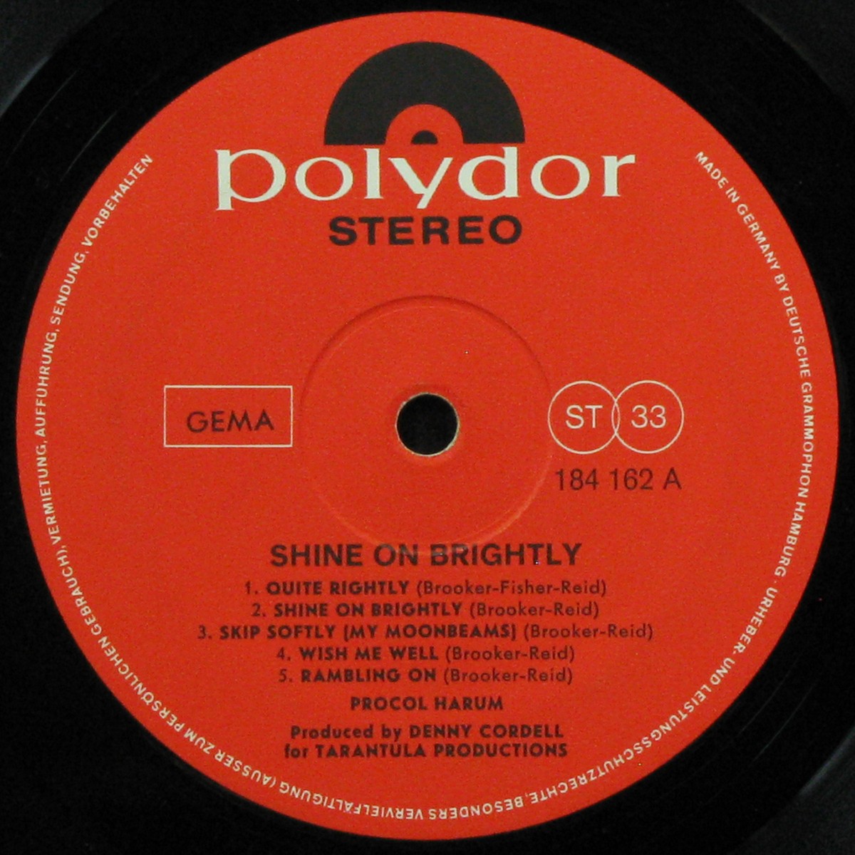 LP Procol Harum — Shine On Brightly фото 3
