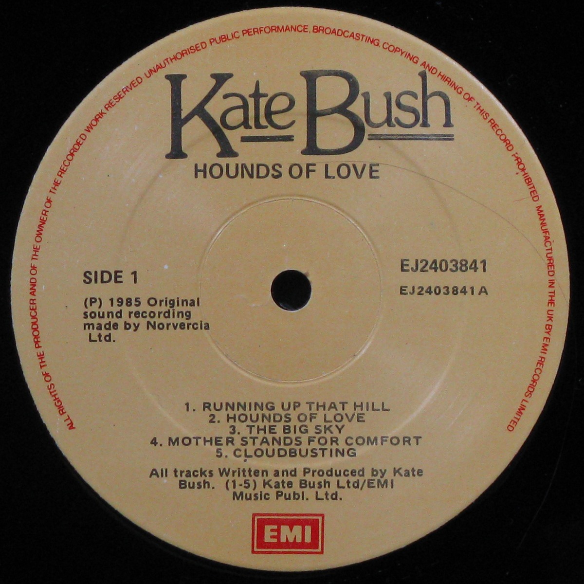 LP Kate Bush — Hounds Of Love фото 3